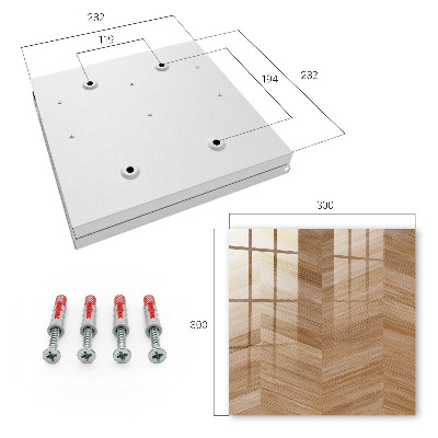 Key cabinet for wall Wooden fish bone