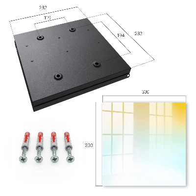 Key cabinet for wall Subtlety of color