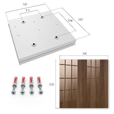 Key box Wooden boards