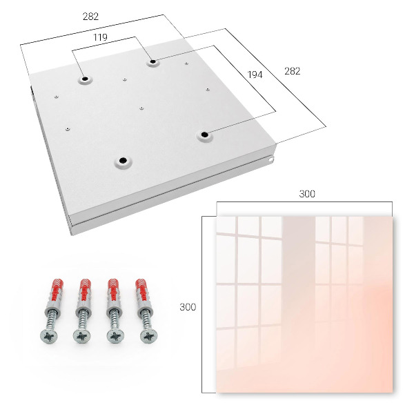 Key storage box Pastel minimalism