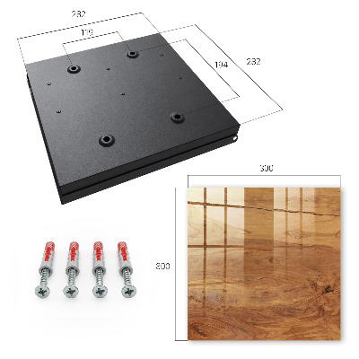 Key cabinet for wall Wooden texture
