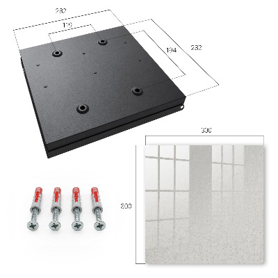 Key cabinet for wall Natural elegance