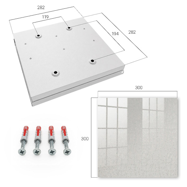Key cabinet for wall Natural elegance