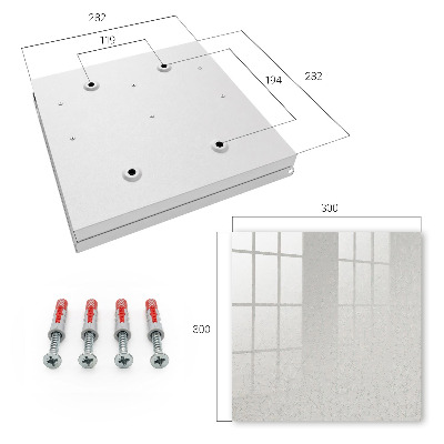 Key cabinet for wall Natural elegance