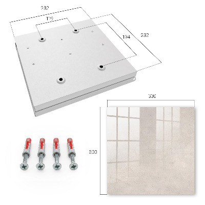Key storage box Concrete texture