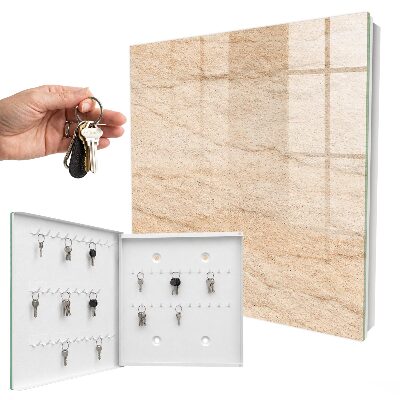 Key cabinet for wall Stone texture