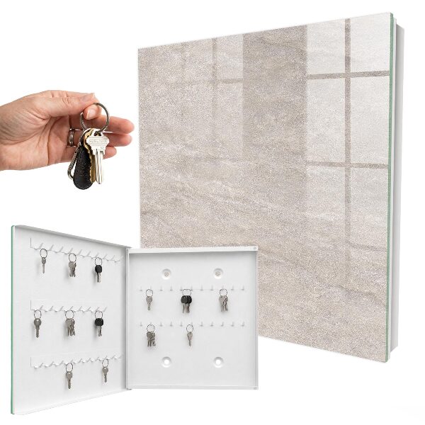 Key storage box Natural texture