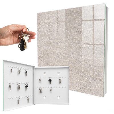 Key storage box Natural texture