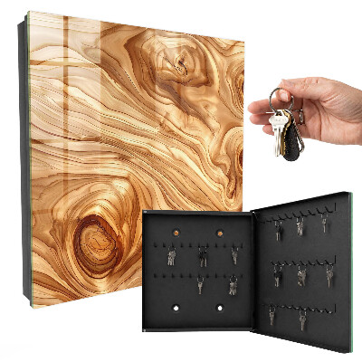 Key cabinet for wall Wood wool
