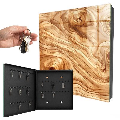 Key cabinet for wall Wood wool