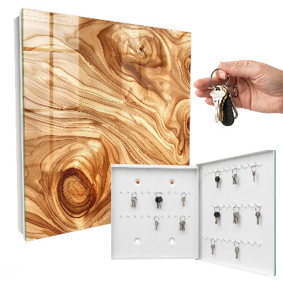 Key cabinet for wall Wood wool