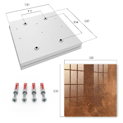 Key cabinet for wall Skin texture