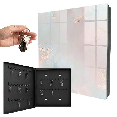 Key storage box Pastel abstraction