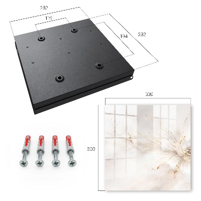 Key box Elegant flower