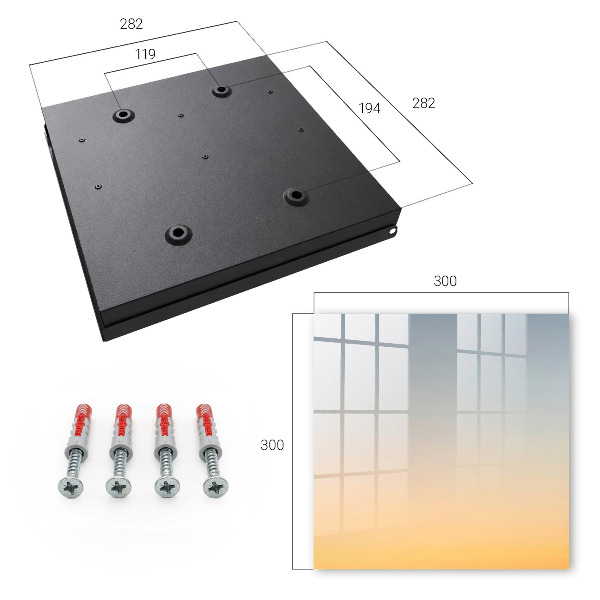 Key cabinet for wall Pastel East