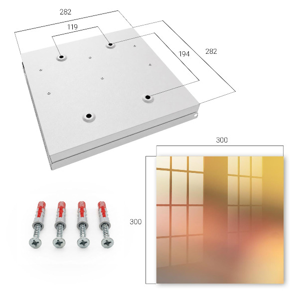 Key storage box Warm gradient