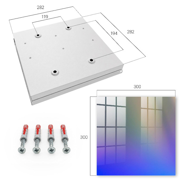 Key cabinet for wall Color harmony