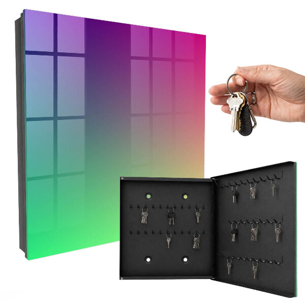 Key cabinet for wall Color gradient