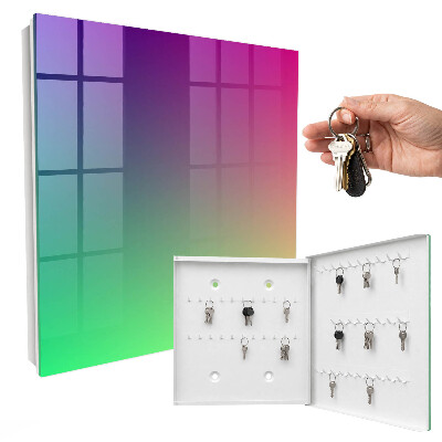 Key cabinet for wall Color gradient