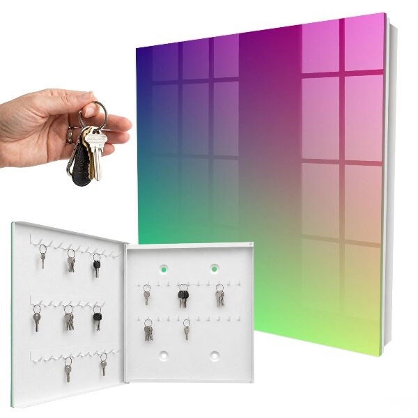 Key cabinet for wall Color gradient