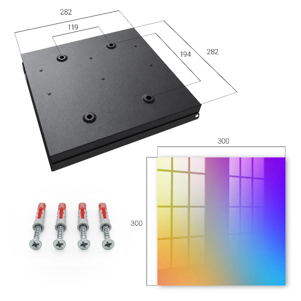 Key storage box Color gradient