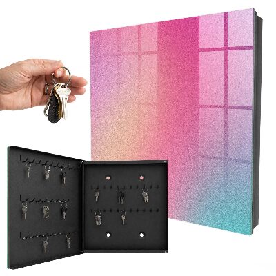 Key storage box Pastel gradient