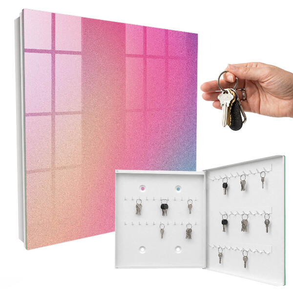 Key storage box Pastel gradient