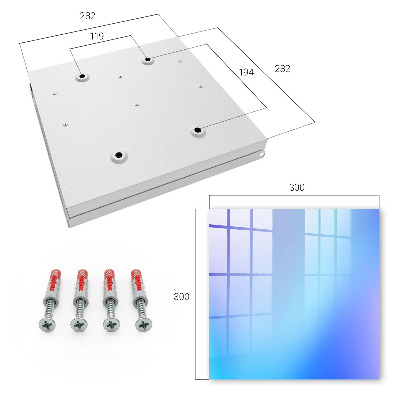 Key cabinet for wall Calm gradient