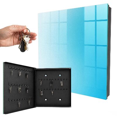Key storage box Blue gradient