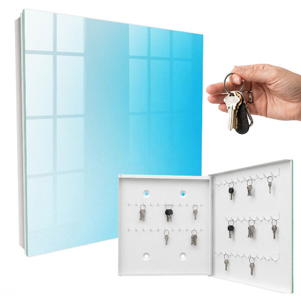 Key storage box Blue gradient