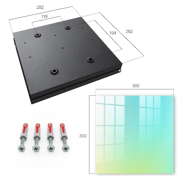 Key cabinet for wall Summer freshness