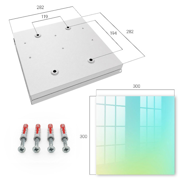 Key cabinet for wall Summer freshness