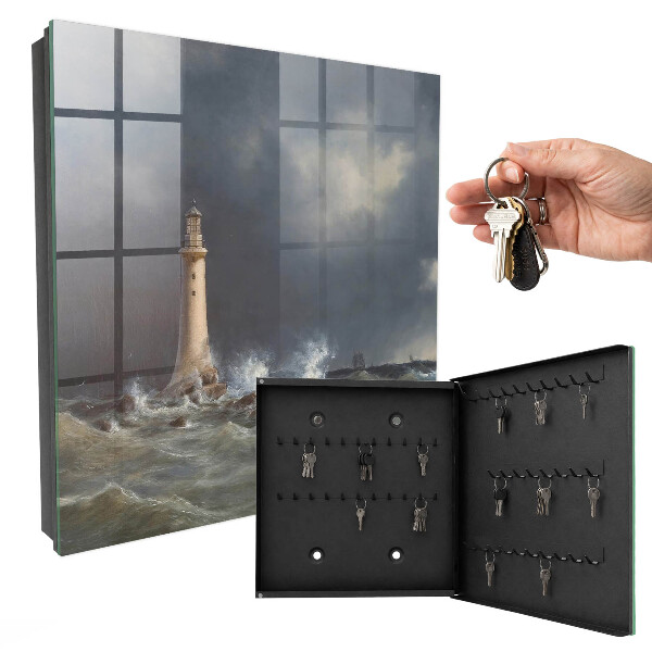 Key storage box Rough sea