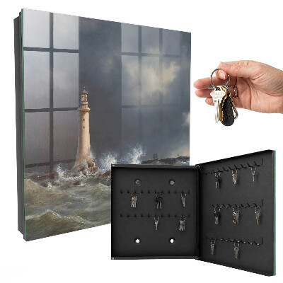 Key storage box Rough sea