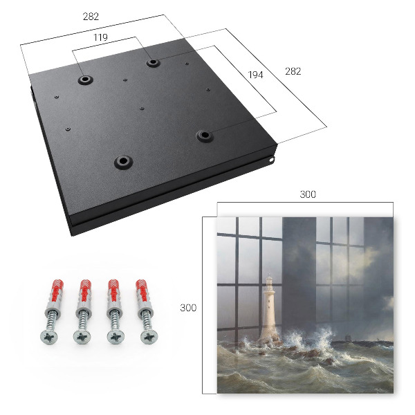 Key storage box Rough sea