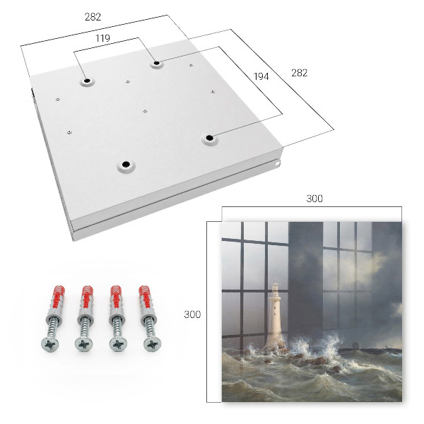 Key storage box Rough sea