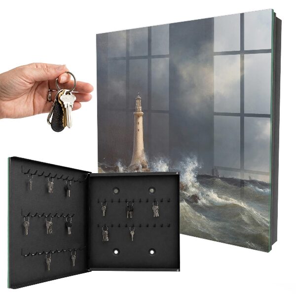Key storage box Rough sea