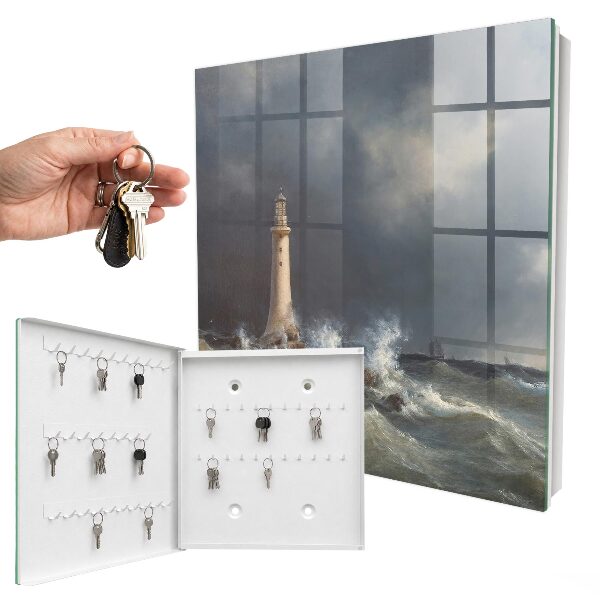 Key storage box Rough sea