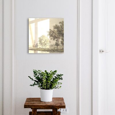 Key cabinet for wall Park with a pagoda