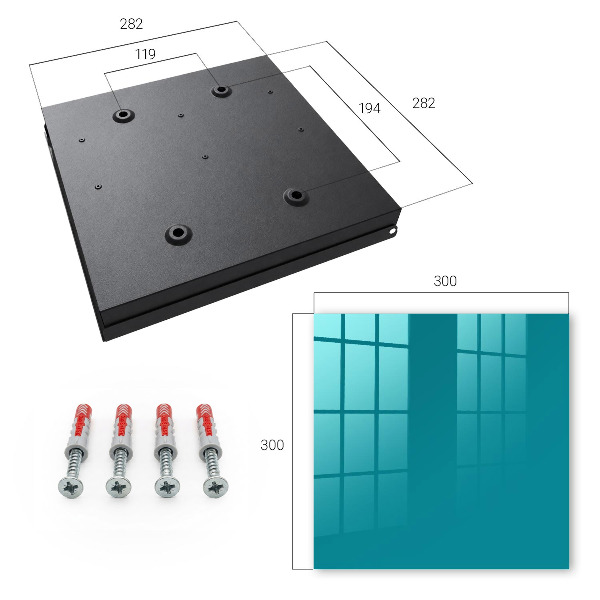 Key box Cool turquoise