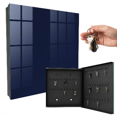 Key storage box Dark blue