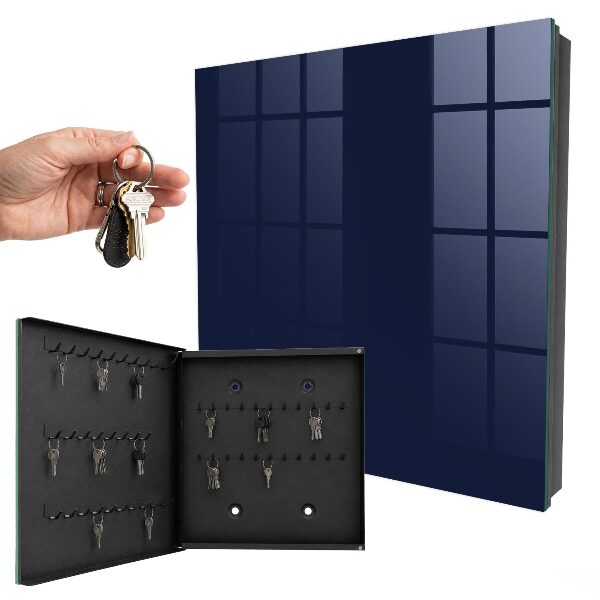 Key storage box Dark blue