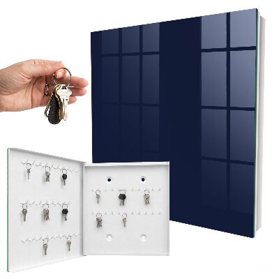 Key storage box Dark blue