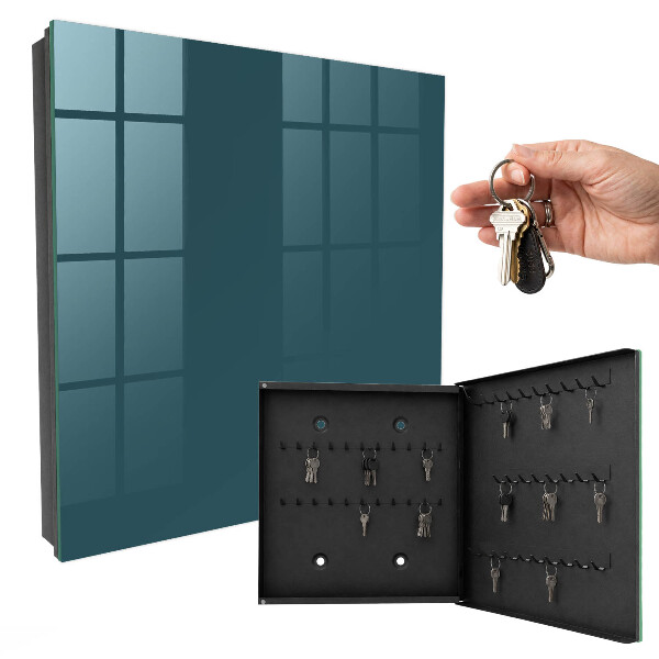 Key storage box Dark turquoise