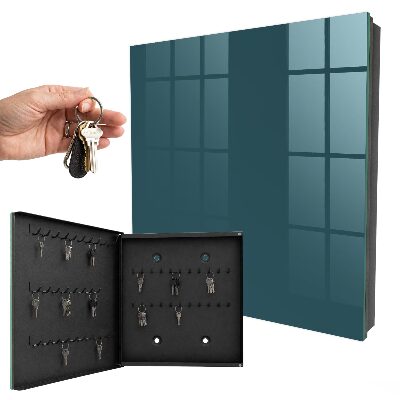 Key storage box Dark turquoise