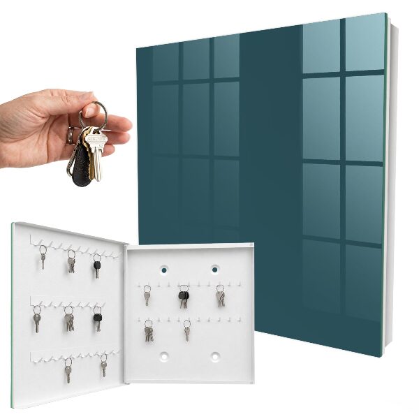 Key storage box Dark turquoise