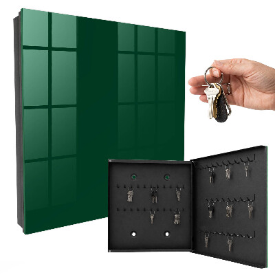 Key cabinet for wall Dark green