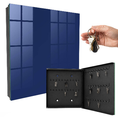 Key cabinet for wall Bold navy blue