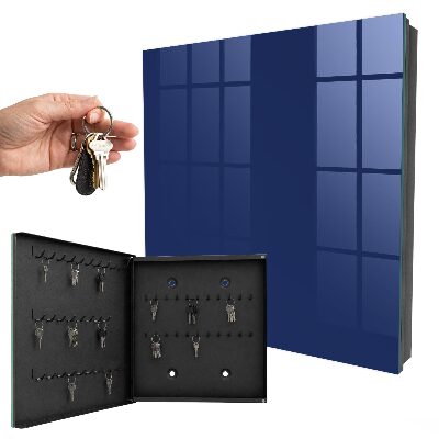 Key cabinet for wall Bold navy blue