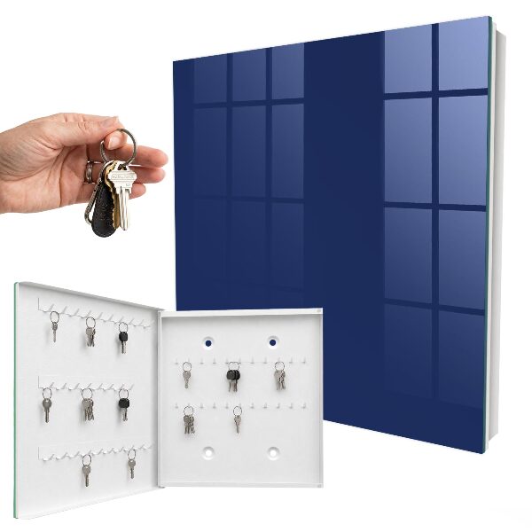 Key cabinet for wall Bold navy blue